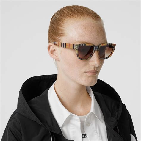 burberry gradient square sunglasses|Burberry vintage check sunglasses.